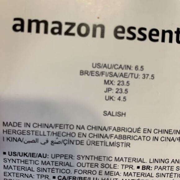 Amazon Essentials size 6.5 cream color sandal slides - Picture 3 of 6